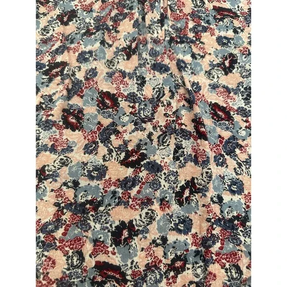 Lucky Brand Women L Floral Blouse Top Lightweight breathable cute - Picture 2 of 10